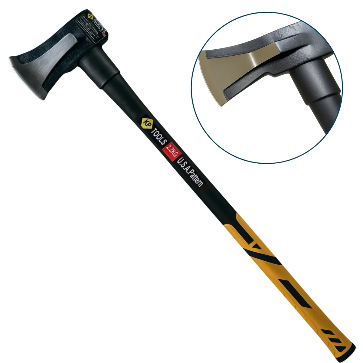 KP - Hacha Leñadora Para Partir Leña Tipo Mazo 5.5 Kp