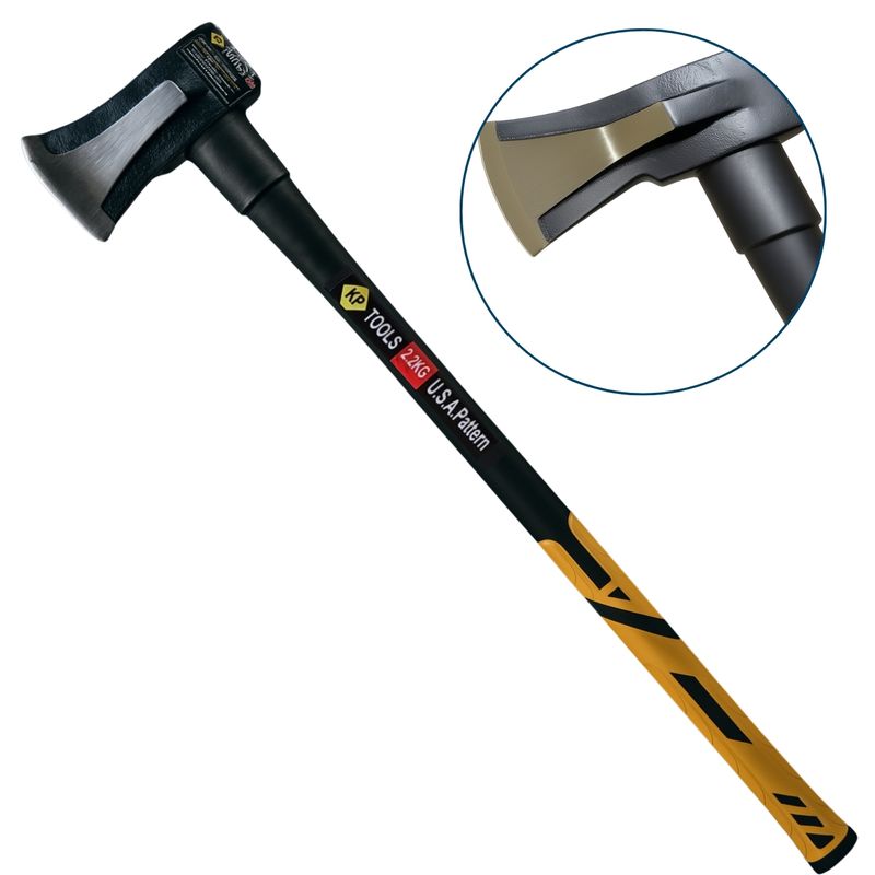 KP - Hacha Leñadora Para Partir Leña Tipo Mazo 5.5 Kp