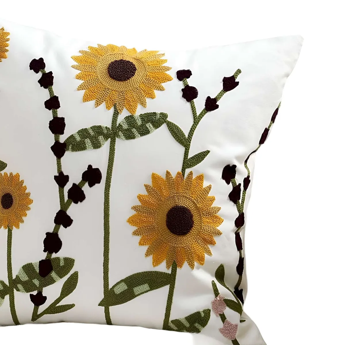 GENERICO - SET DE 6 FUNDAS BORDADAS 45x45 C9