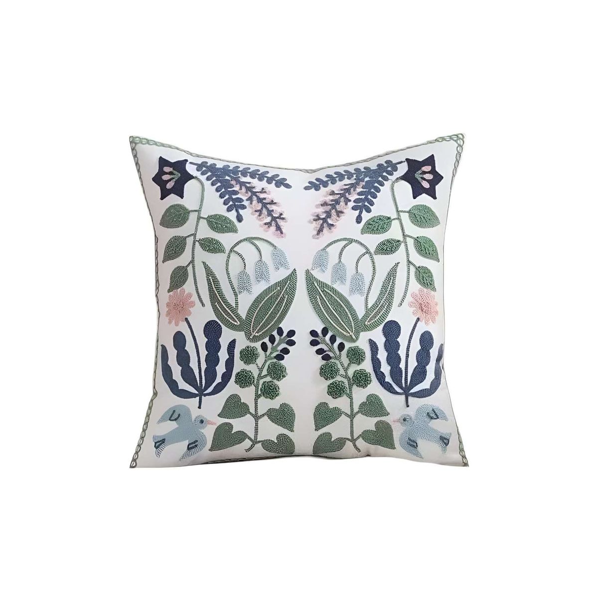 GENERICO - SET DE 6 FUNDAS BORDADAS 45x45 C10