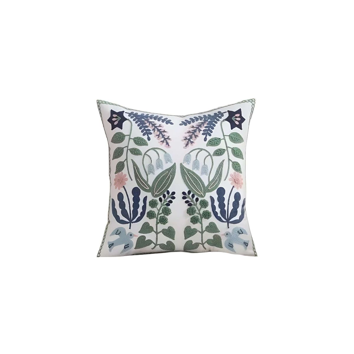 GENERICO - SET DE 6 FUNDAS BORDADAS 45x45 C10