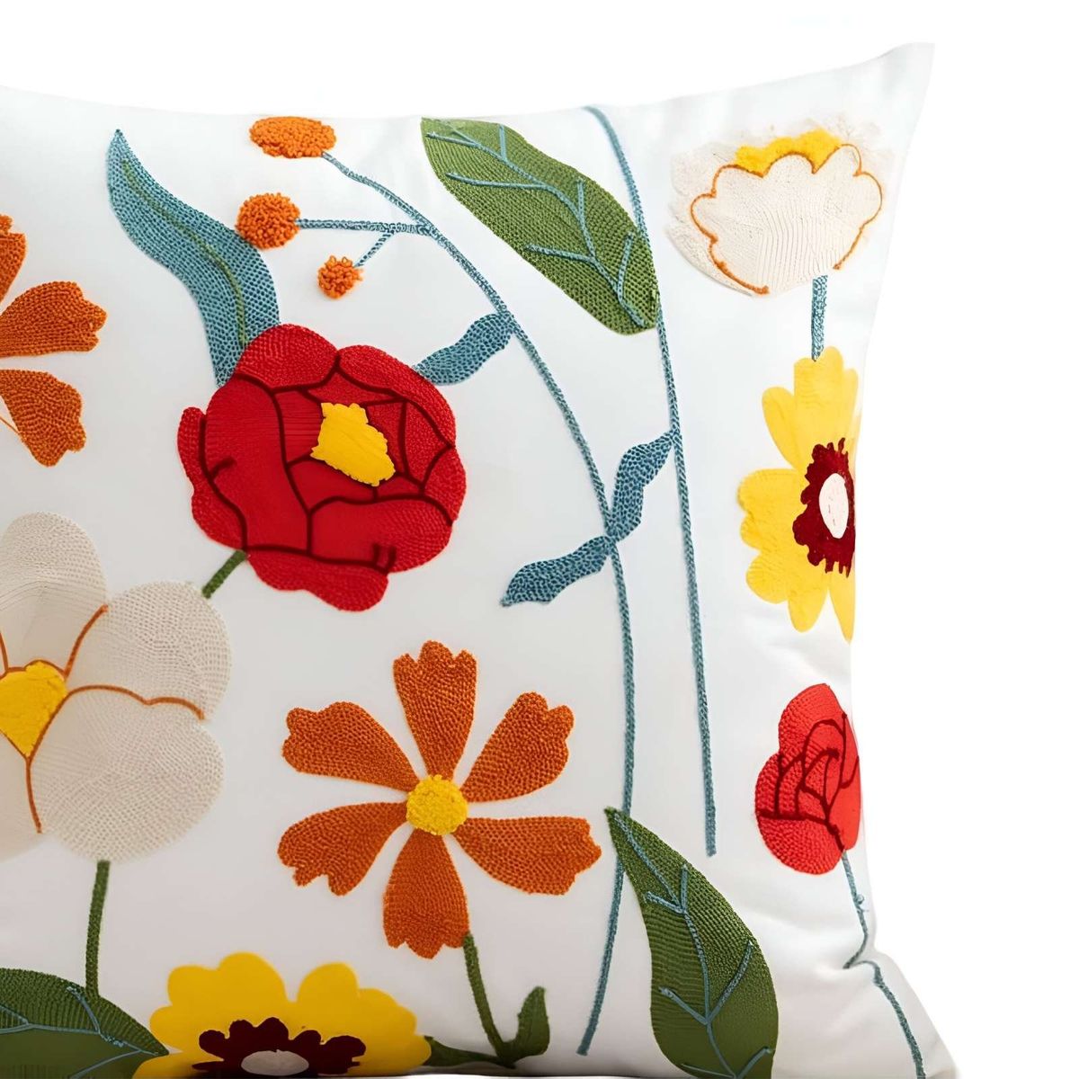 GENERICO - SET DE 6 FUNDAS BORDADAS 45x45 C31