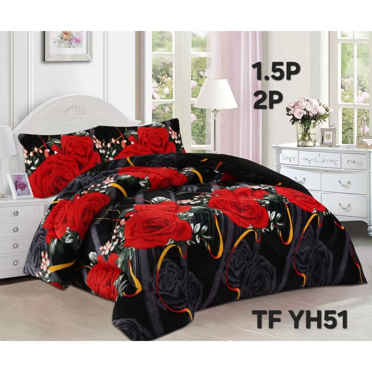 GENERICO - Cobertor plush con chiporro 230x250 2p diseño