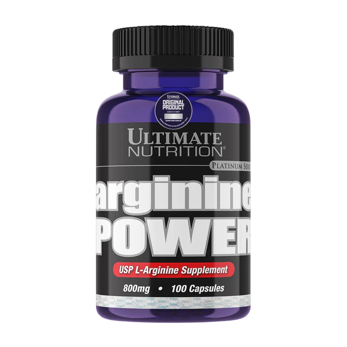 ULTIMATE NUTRITION - Arginina Power 800 mg, Arginina (100 caps) - Original