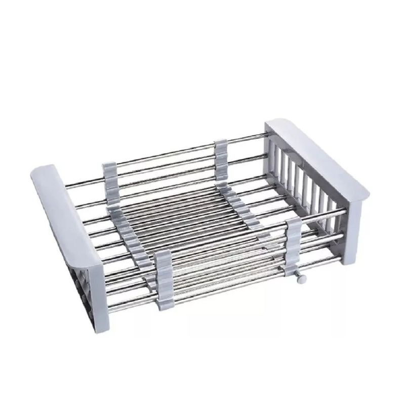 GENERICO - Cesta Canasta Extensible Lavaplatos Escurridor Alimentos.