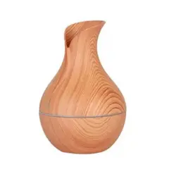 GENERICO - Humidificador Aromatizador Ultrasonico Diseño Madera 130 Ml