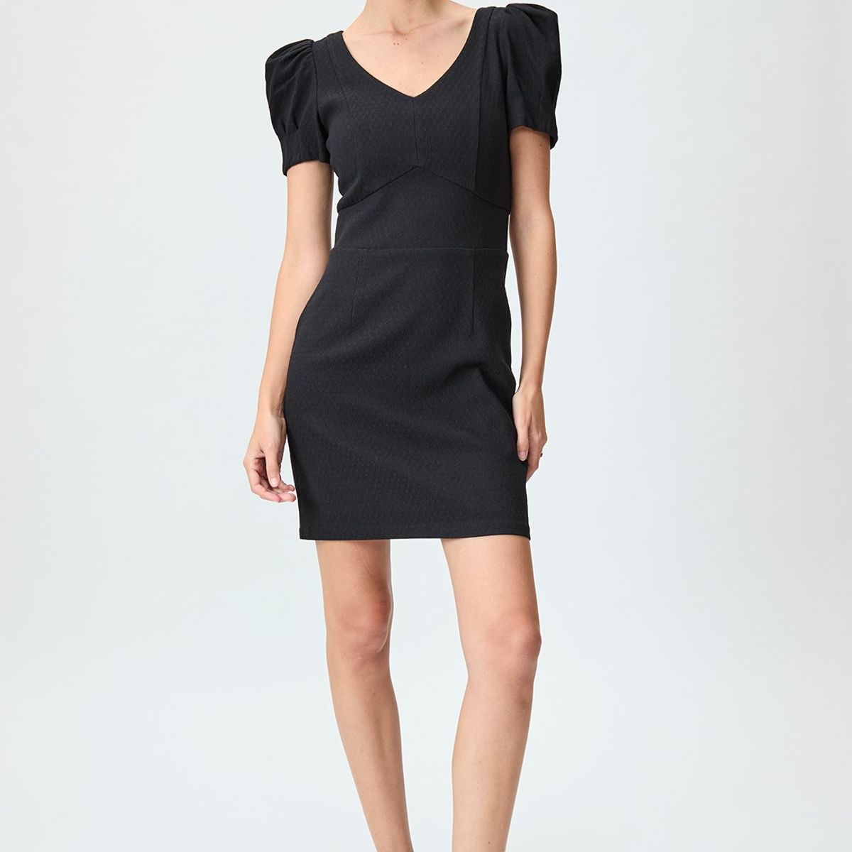IO - Vestido Corto Negro Mujer Io