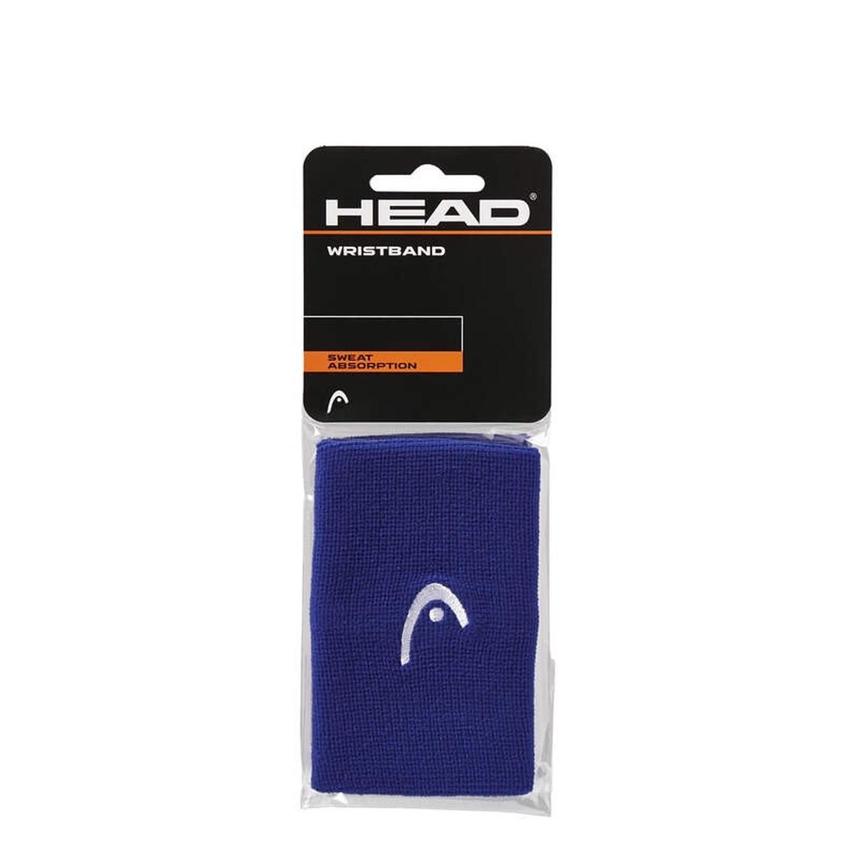 HEAD - Muñequera Tenis Head Wristband 5" Azul