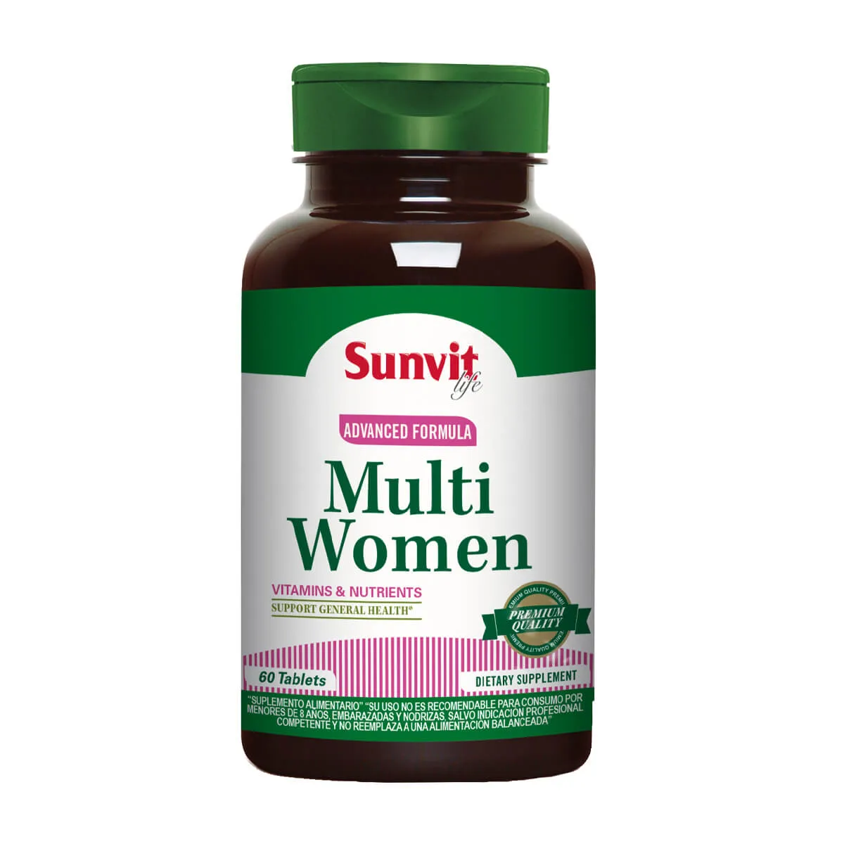 SUNVIT - Multi Women, Multivitamínico (60 tabs) - Multivitamínicos