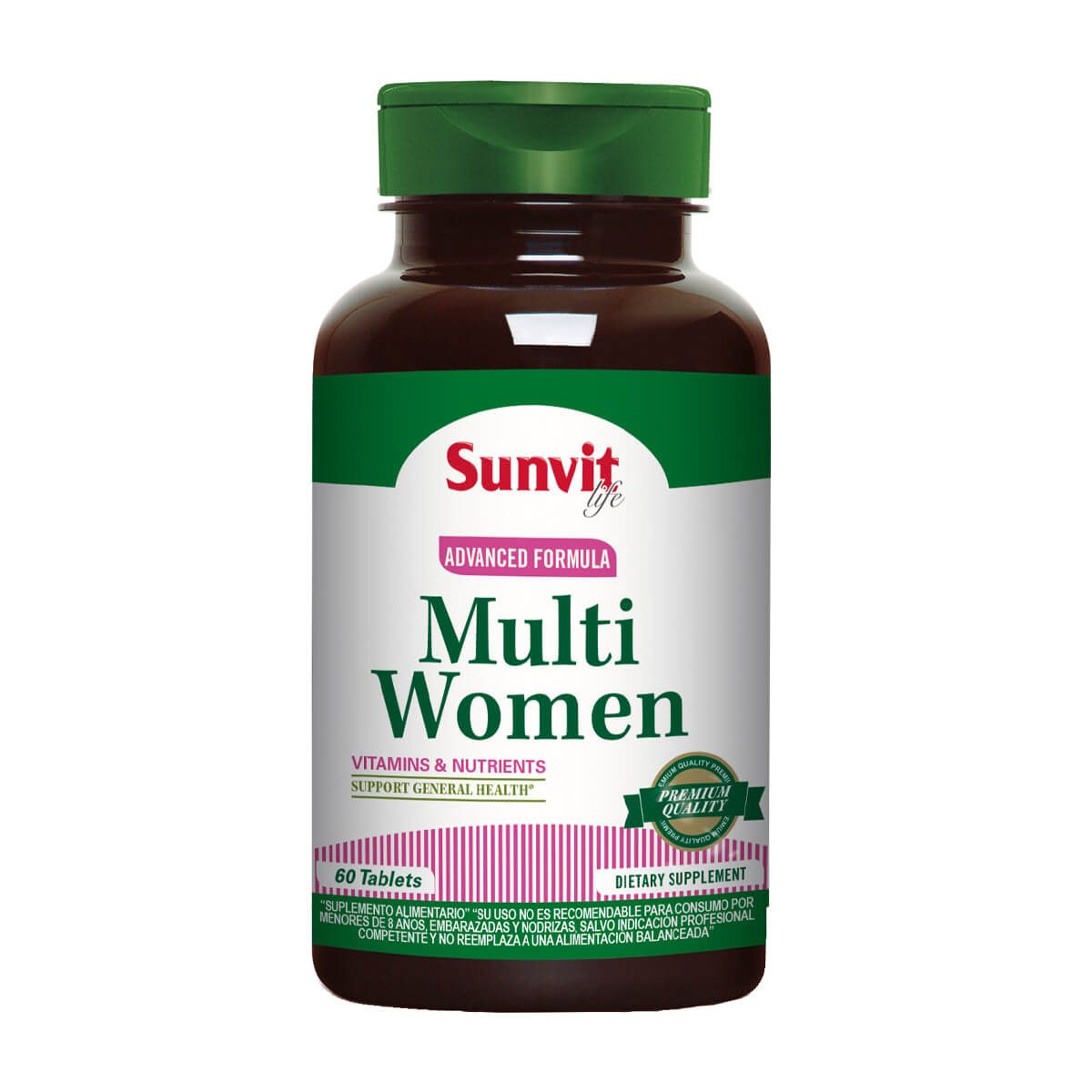 SUNVIT - Multi Women, Multivitamínico (60 tabs) - Multivitamínicos
