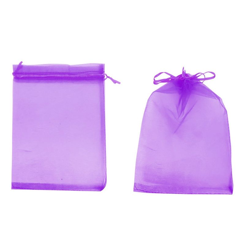 GENERICO - BOLSA ORGANZA MORADO 17X23CM X12UNI