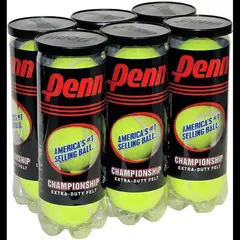 PENN - 6Pack Pelotas Tenis 3U Championship