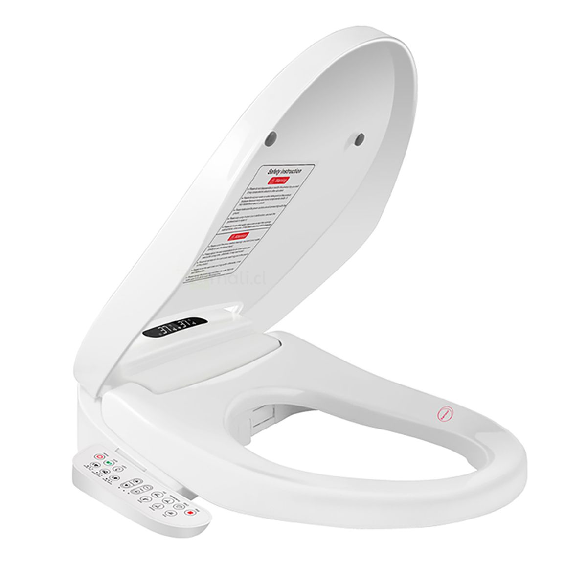 BE BLU - Tapa de Baño Electrónica BLU102 Blanco - Bidé Premium