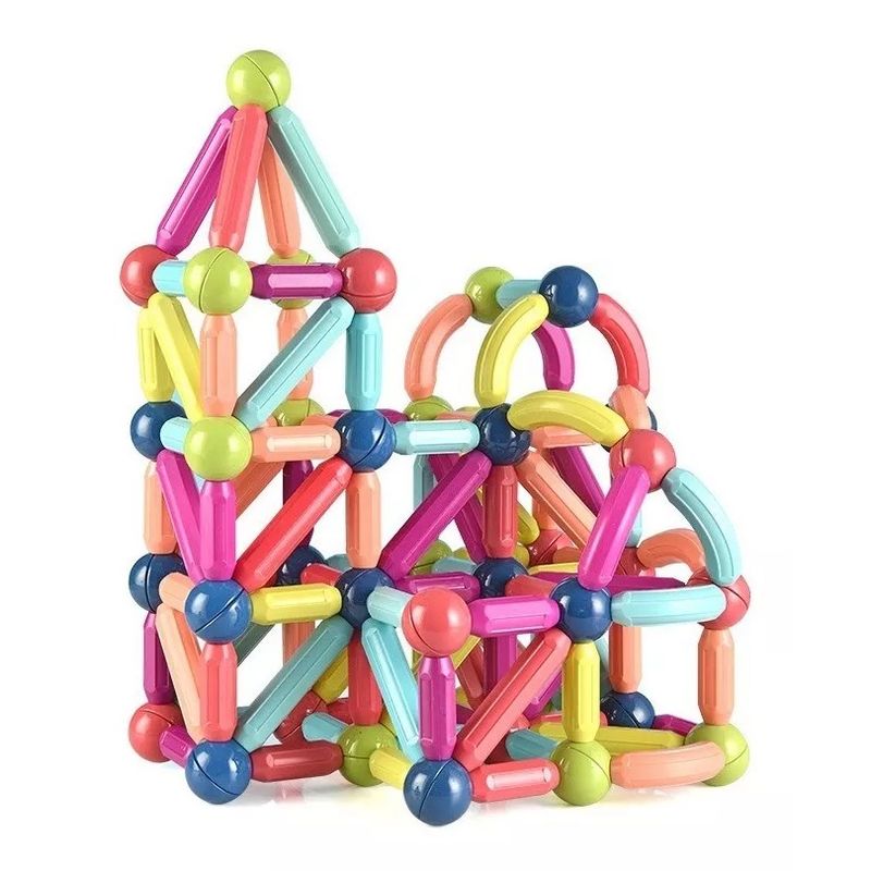 GENERICO - Juego De Varillas Magnéticos Juguete Didáctico Bloques