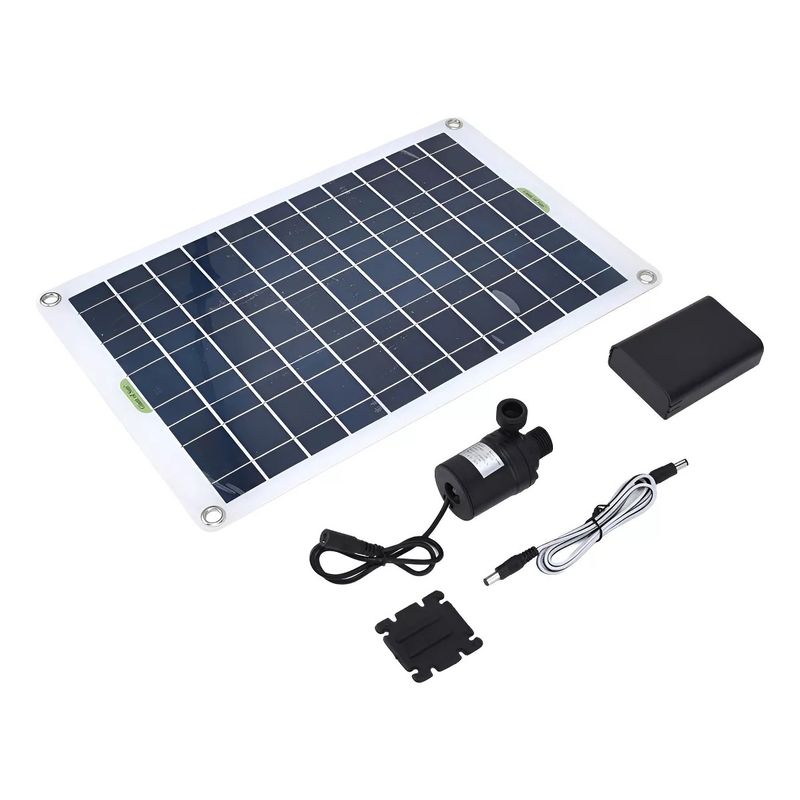 MUNDO MAGIA - Kit De Bomba De Agua Solar 50w Panel 800lh 12vbajo Ruido