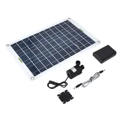 MUNDO MAGIA - Kit De Bomba De Agua Solar 50w Panel 800lh 12vbajo Ruido