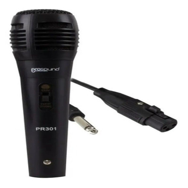 GENERICO - Microfono Karaoke Original Pr301 Color Negro