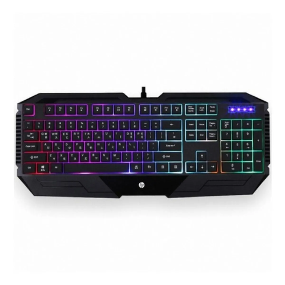 GENERICO - Teclado Gamer HP K110 Iluminado Español Revogames