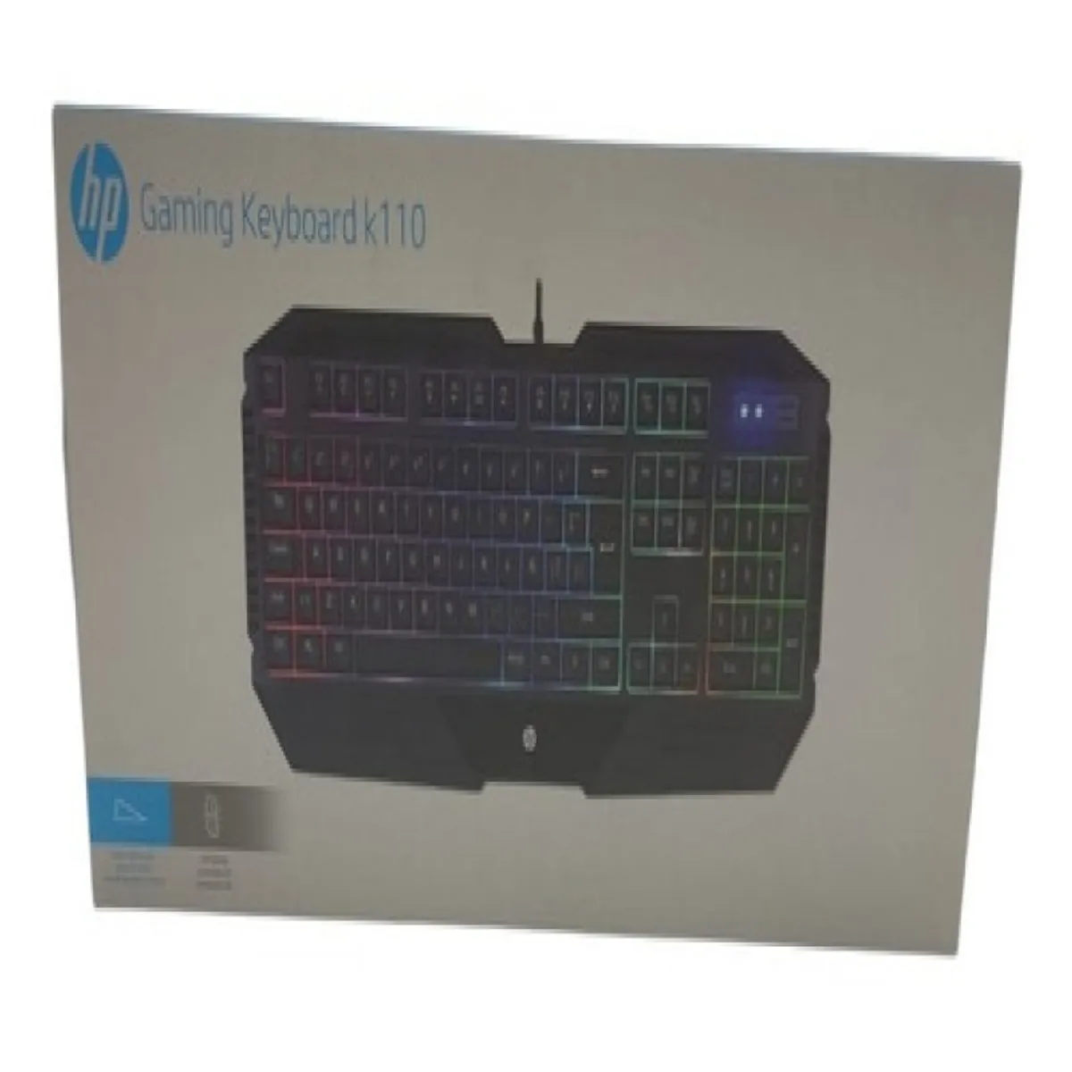 GENERICO - Teclado Gamer HP K110 Iluminado Español Revogames