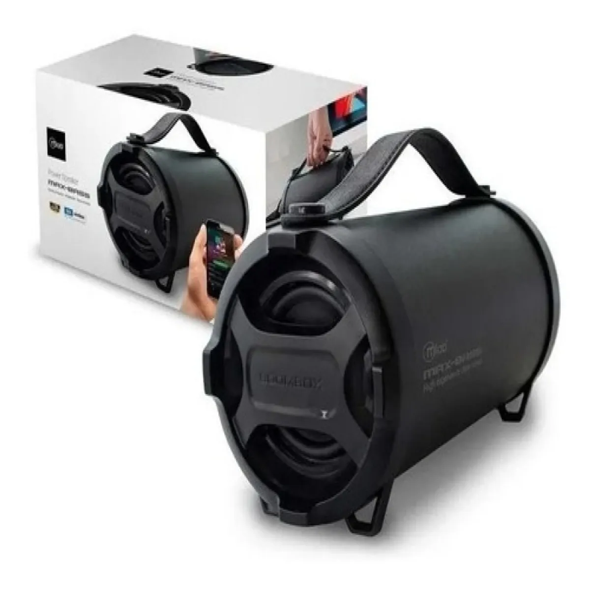 GENERICO - Parlante Bt Mlab Max Bass Negro Color Negro