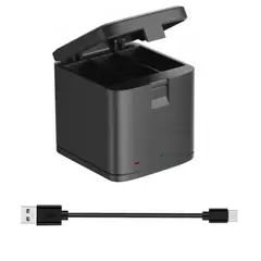 GENERICO - KIT 2 BATERÍAS + CARGADOR TRIPLE GOPRO 13 ALTERNATIVA