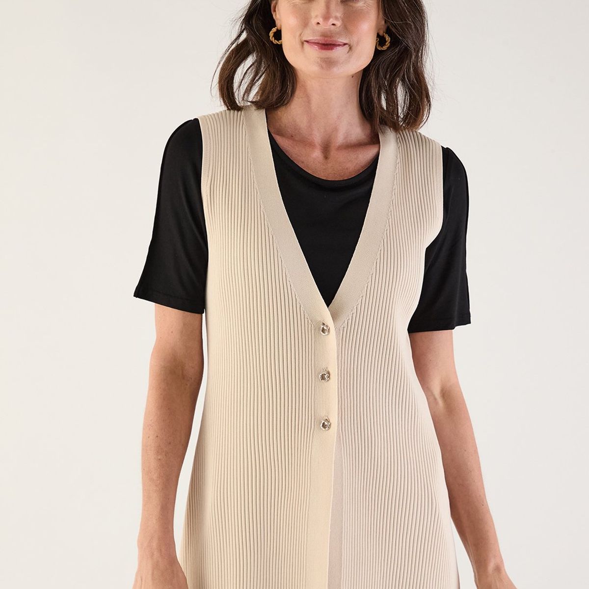 MA GRIFFE - Sweater Beige Mujer Magriffe