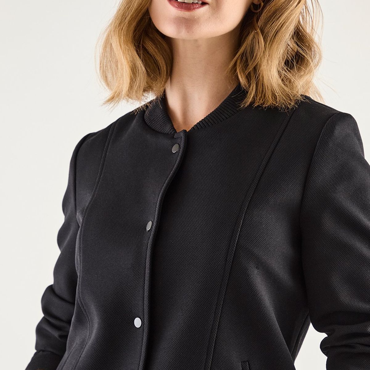 MA GRIFFE - Chaqueta Negro Mujer Magriffe