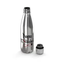 CREANGO - BOTELLA DE AGUA TERMICA PLATEADA DIA DEL PADRE 3