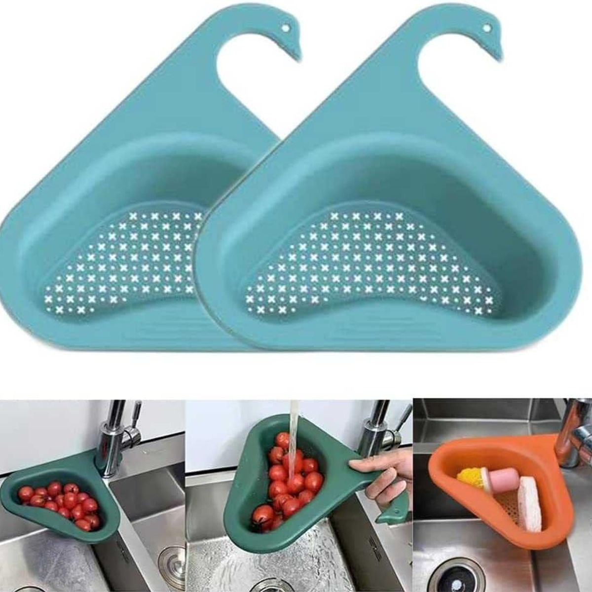 GENERICO - Organizador Escurridor Multiusos Esponja Soporte Utensilios