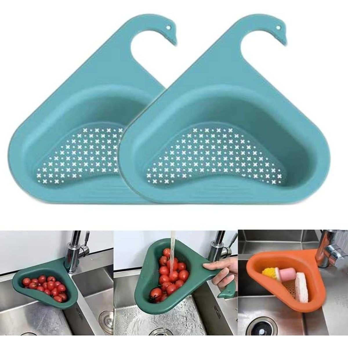 GENERICO - Organizador Escurridor Multiusos Esponja Soporte Utensilios