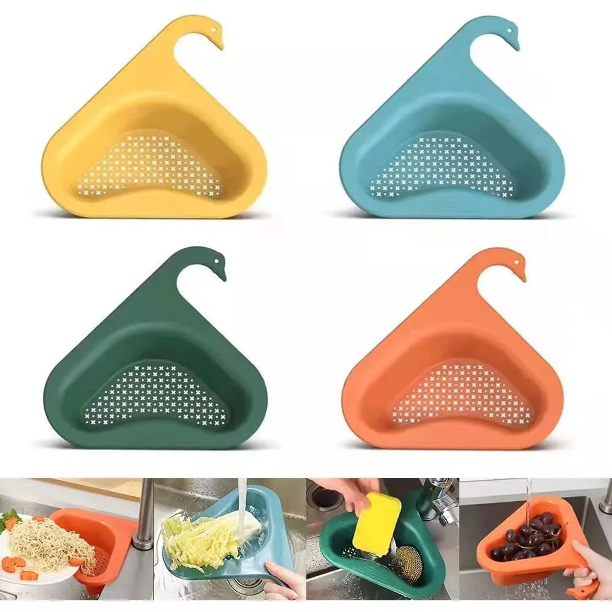 GENERICO - Organizador Escurridor Multiusos Esponja Soporte Utensilios