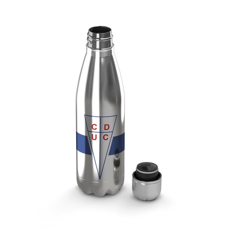 CREANGO - BOTELLA DE AGUA TERMICA PLATEADA UNIVERSIDAD CATOLICA