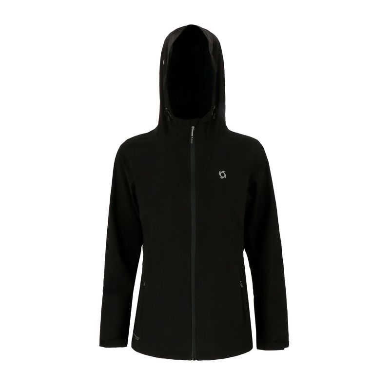DOITE - Cortaviento Impermeable Liven Mujer Negro Doite