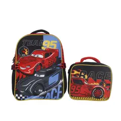 GENERICO - Mochila con Lonchera Cars