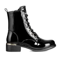 WEIDE - Botin Casual Mujer Charol Clasico Moda HX506