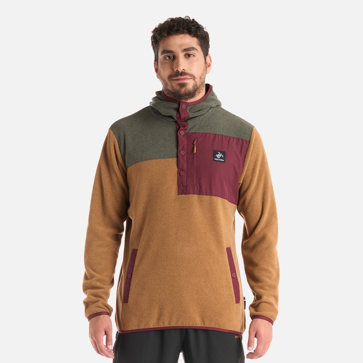 HAKA HONU - Polerón Hombre Tokerau Hoody Mostaza Haka Honu