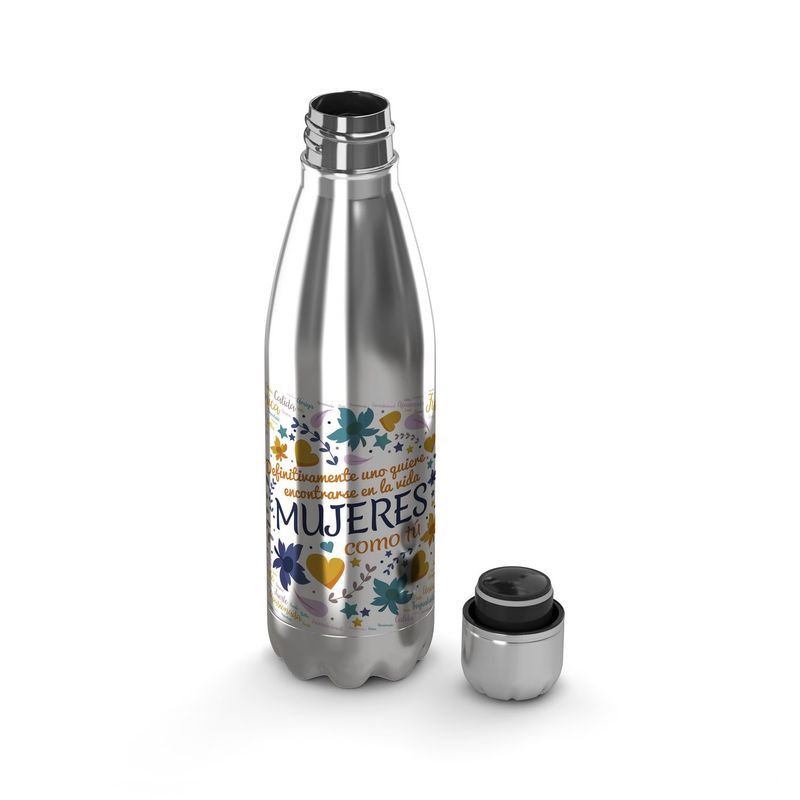 CREANGO - BOTELLA DE AGUA TERMICA  DIA DE LA MUJER DISEÑO 1