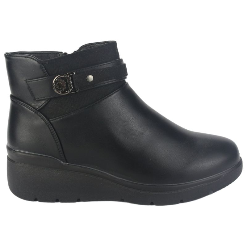 CHALADA - Botin Mujer Negro Casual Chalada Curve-5