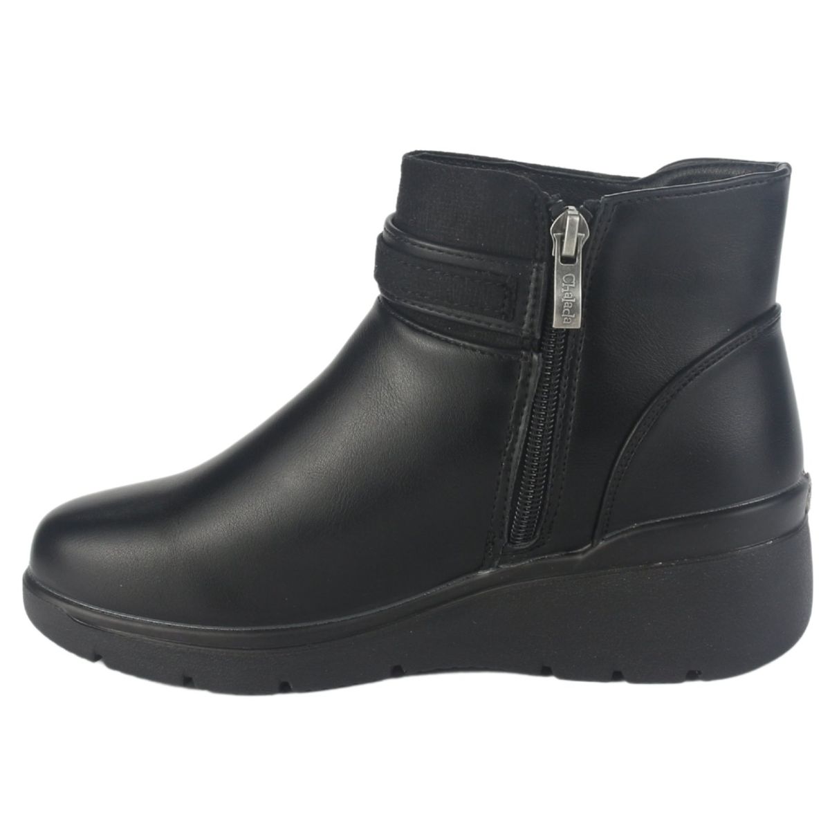 CHALADA - Botin Mujer Negro Casual Chalada Curve-5