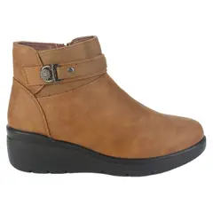 CHALADA - Botin Mujer Tostado Casual Curve-5