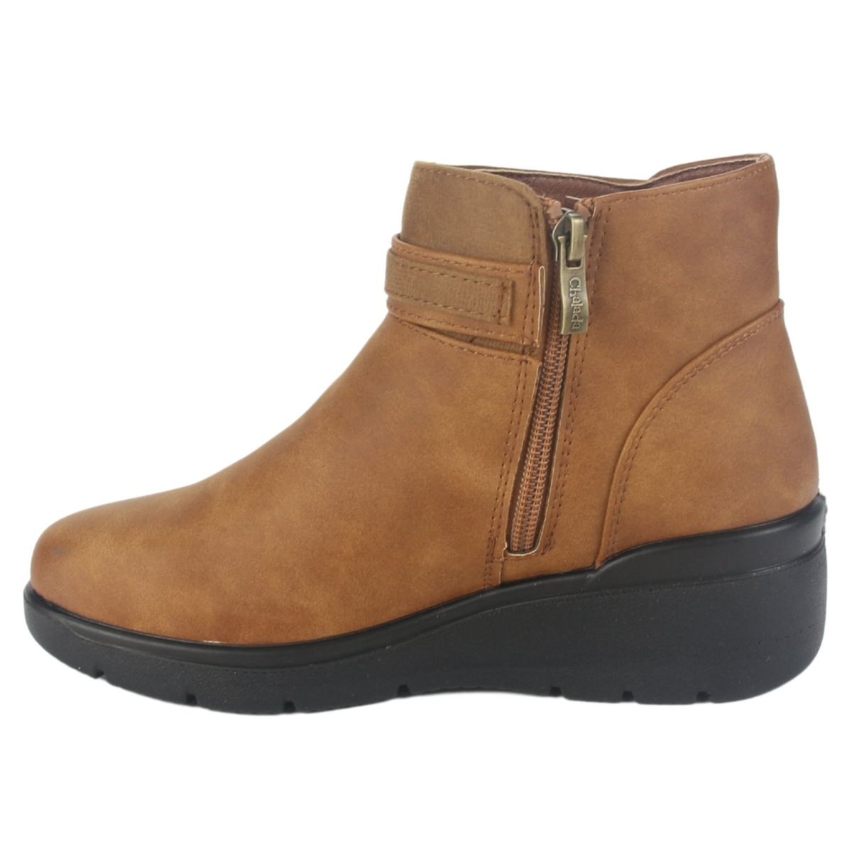 CHALADA - Botin Mujer Tostado Casual Chalada Curve-5