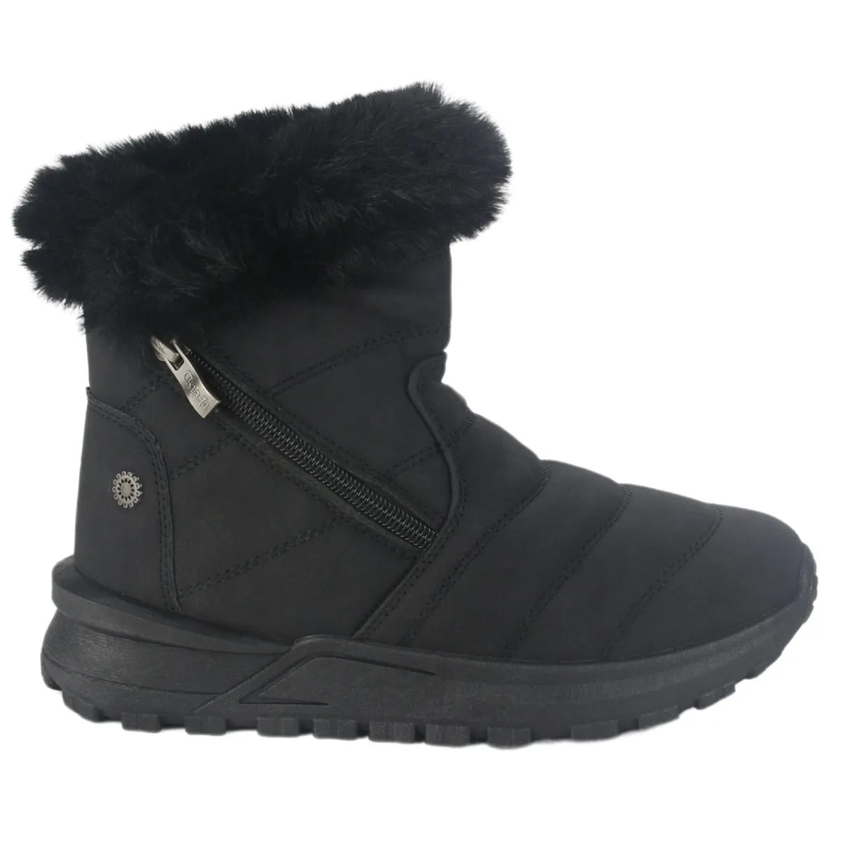 CHALADA - Botin Mujer Negro Casual Chalada Laica-1