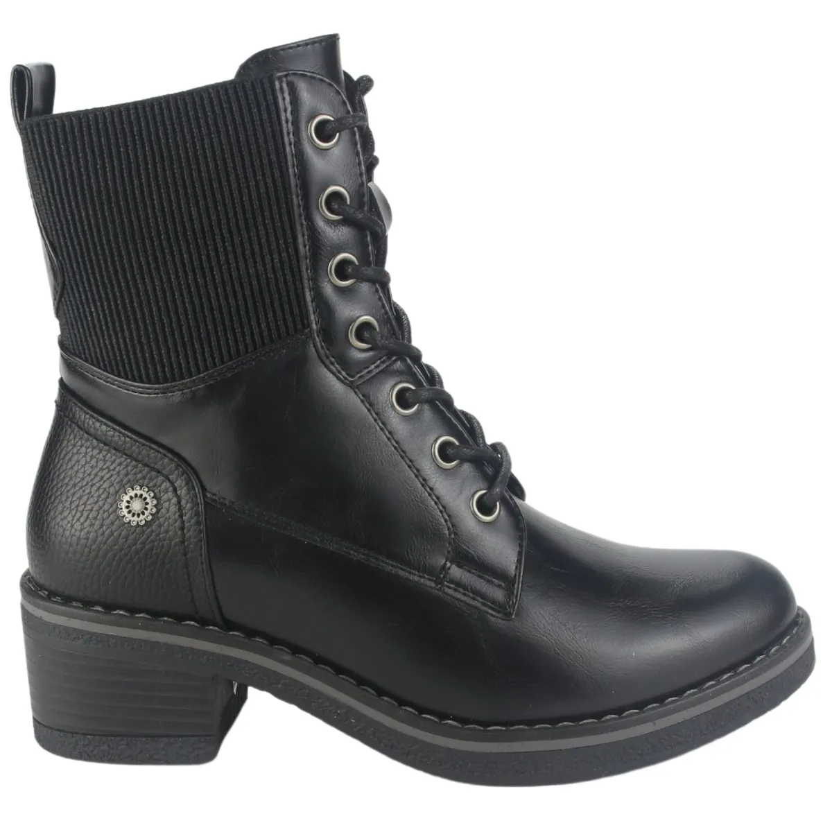 CHALADA - Botin Mujer Negro Casual Chalada Brike-2