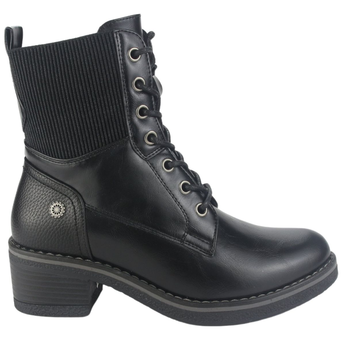 CHALADA - Botin Mujer Negro Casual Chalada Brike-2