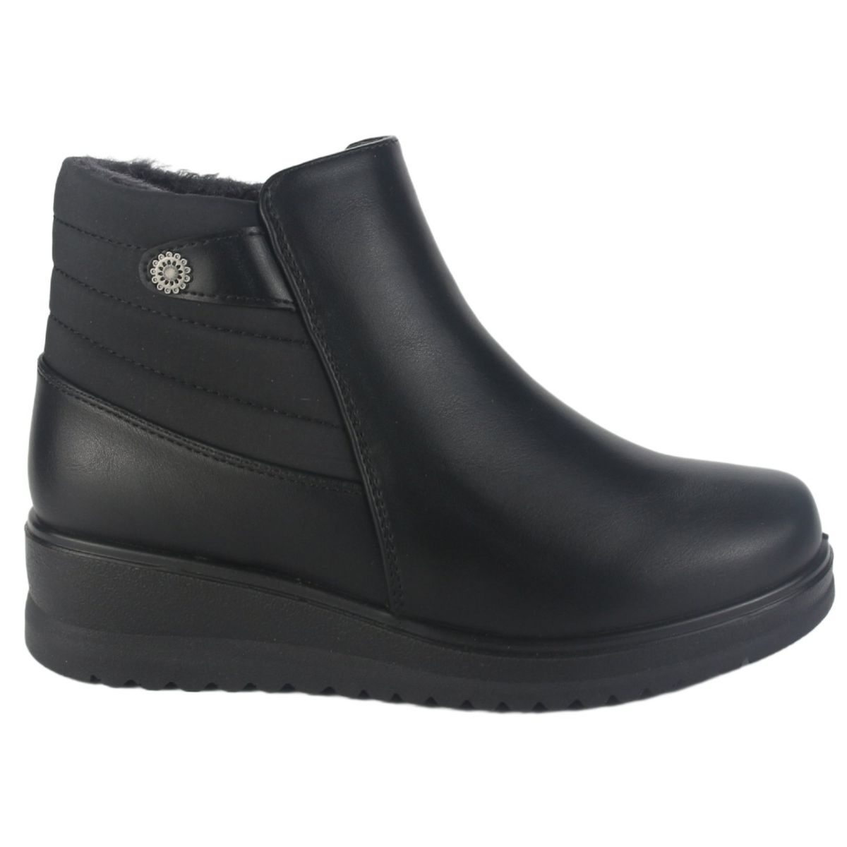 CHALADA - Botin Mujer Negro Casual Chalada Rayo-2