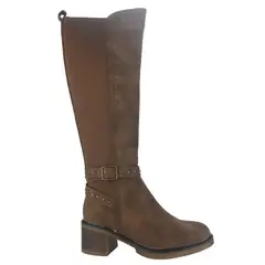 CHALADA - Bota Mujer café Casual Crepe-10