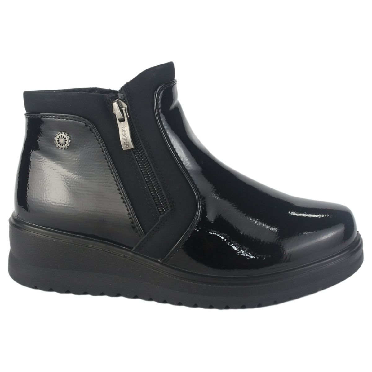CHALADA - Botin Mujer Negro Casual Chalada Rayo-3