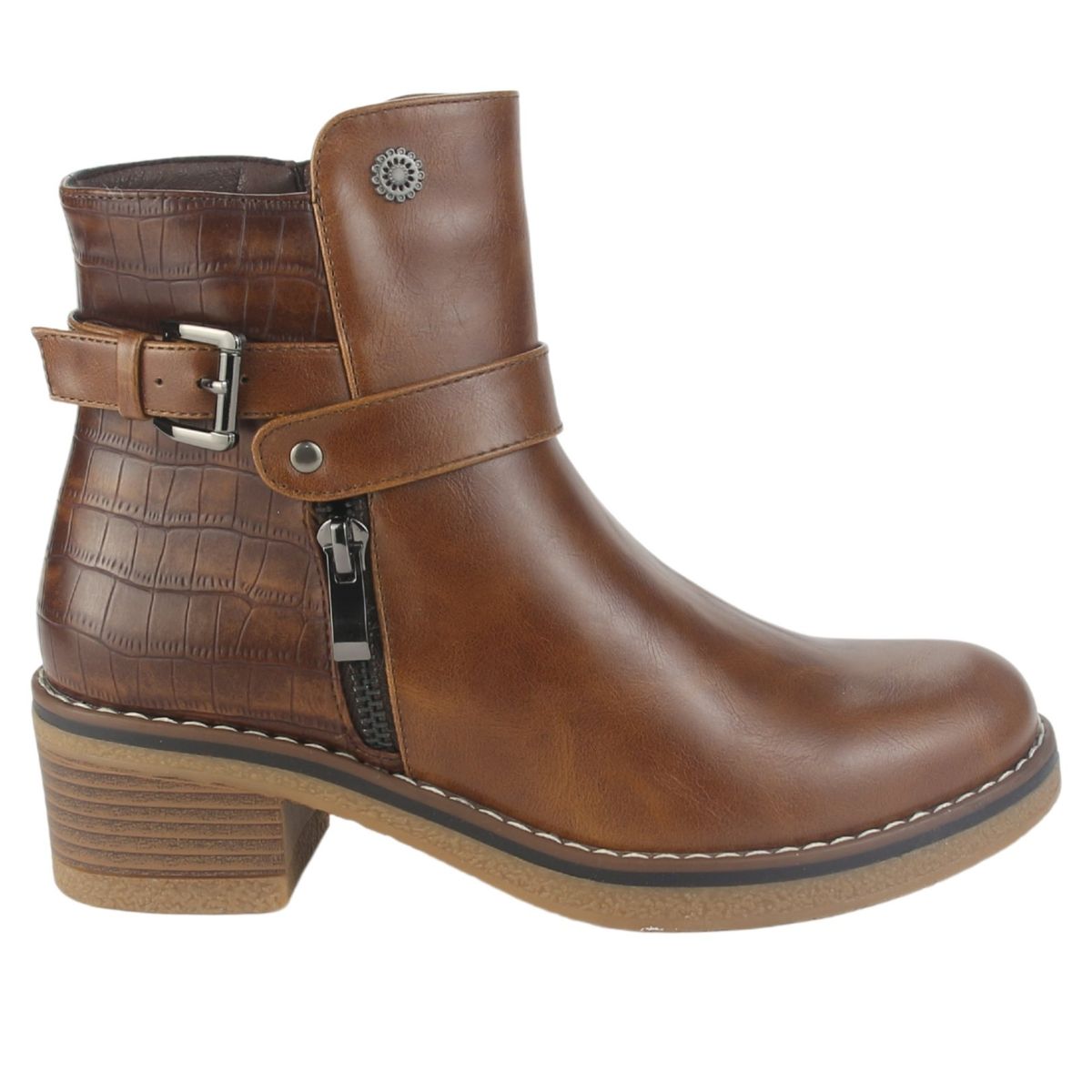 CHALADA - Botin Mujer Tostado Casual Chalada Brike-1