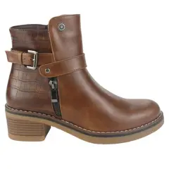 CHALADA - Botin Mujer Tostado Casual Brike-1.