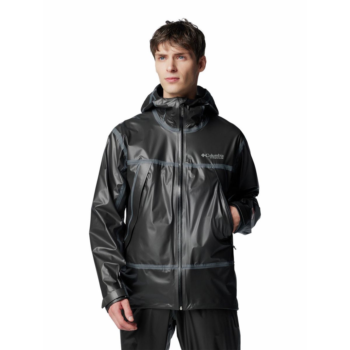 COLUMBIA - Cortaviento Hombre Outdry Extreme Negro COLUMBIA